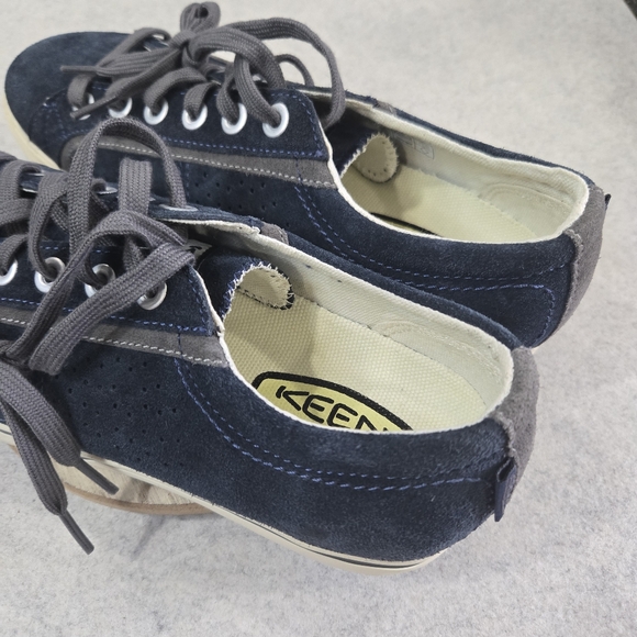🐢 Keen Herren Men's size 9 Blue Suede Shoes - Picture 8 of 16